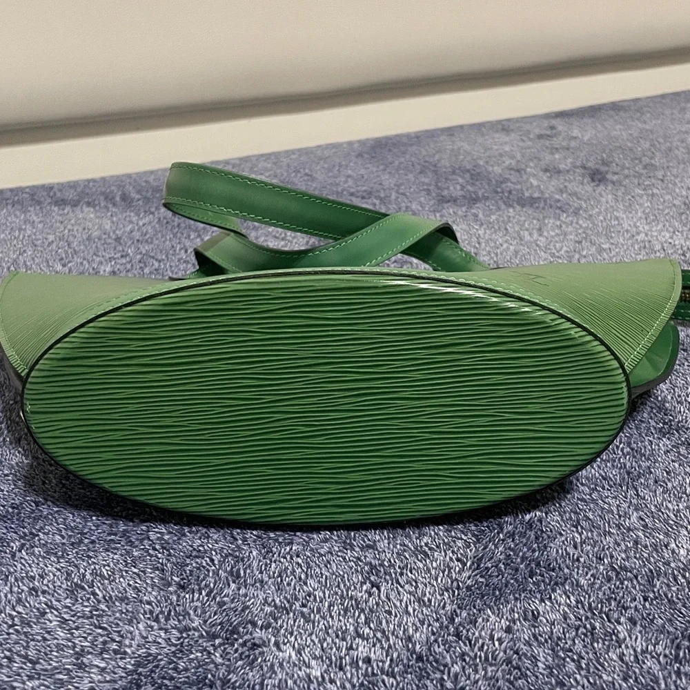 Louis Vuitton Epi Green St Jacques Handbag